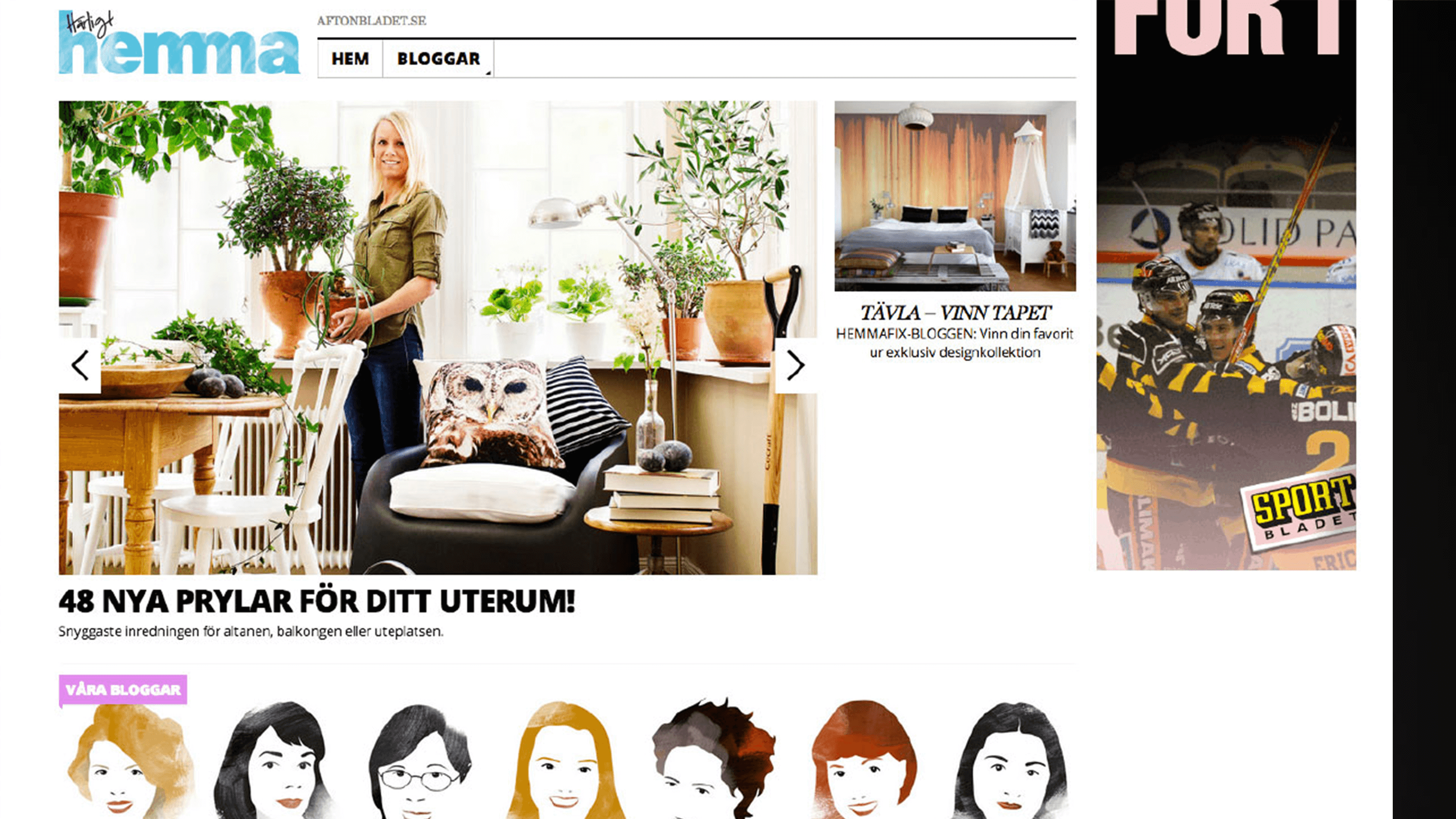 Härligt hemma
